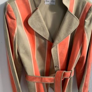 Victor Louis Designer Paris France , Alcantara suede jacket